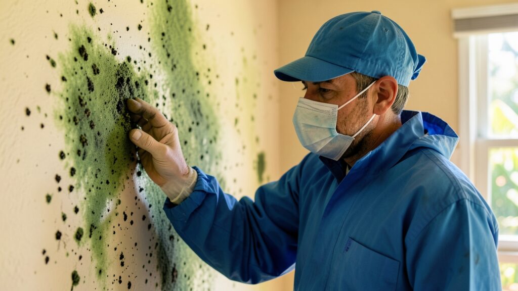 Mold remediation cost in Jupiter FL for Riviera residents showing professional mold removal process
